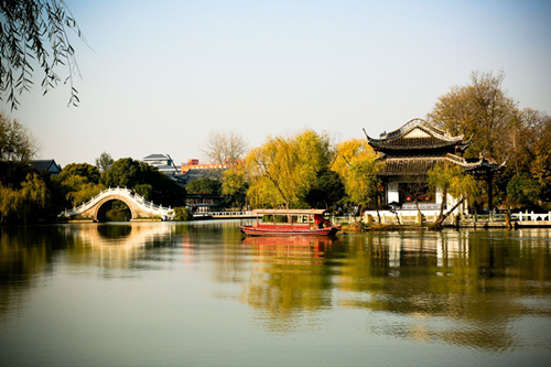 風(fēng)景迷人的瘦西湖